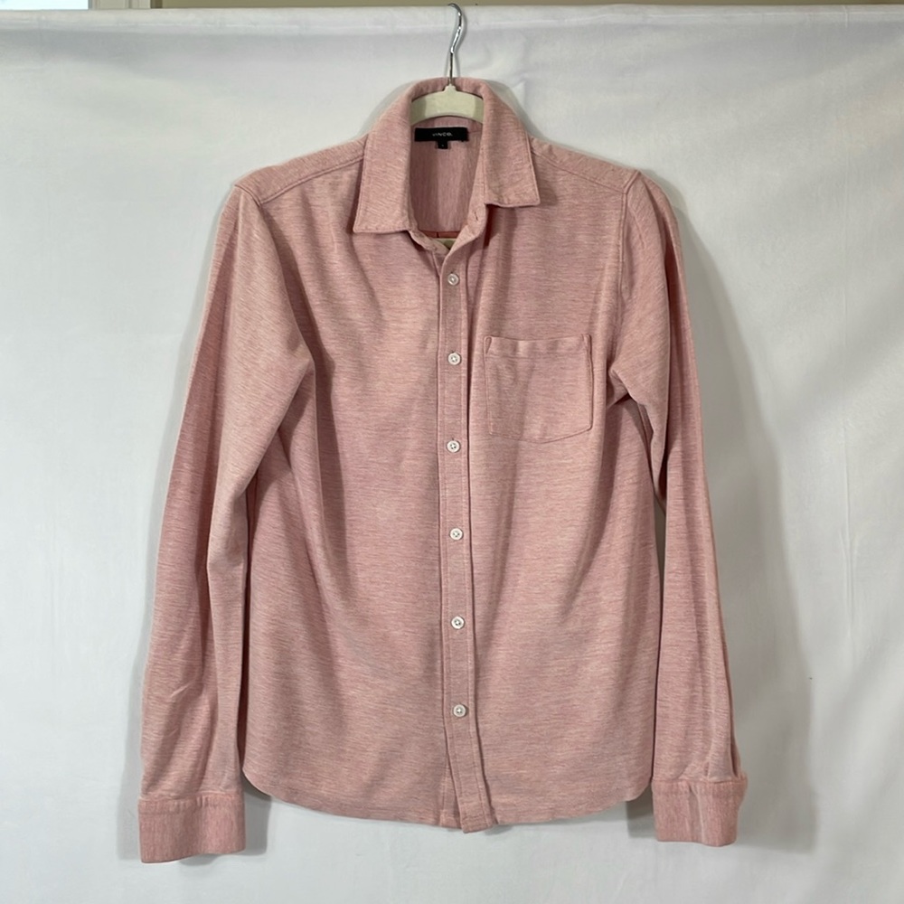 Vince Top Shirts Long Sleeve Polo Button Down Size S Casual Cotton EUC